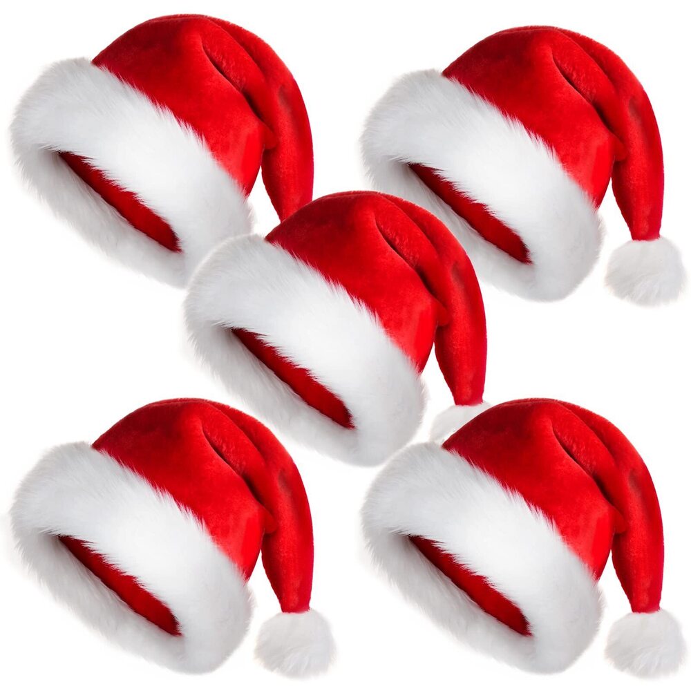 7514 Christmas Hat,Santa Hat, Xmas Holiday Hat for Unisex Adults, Extra